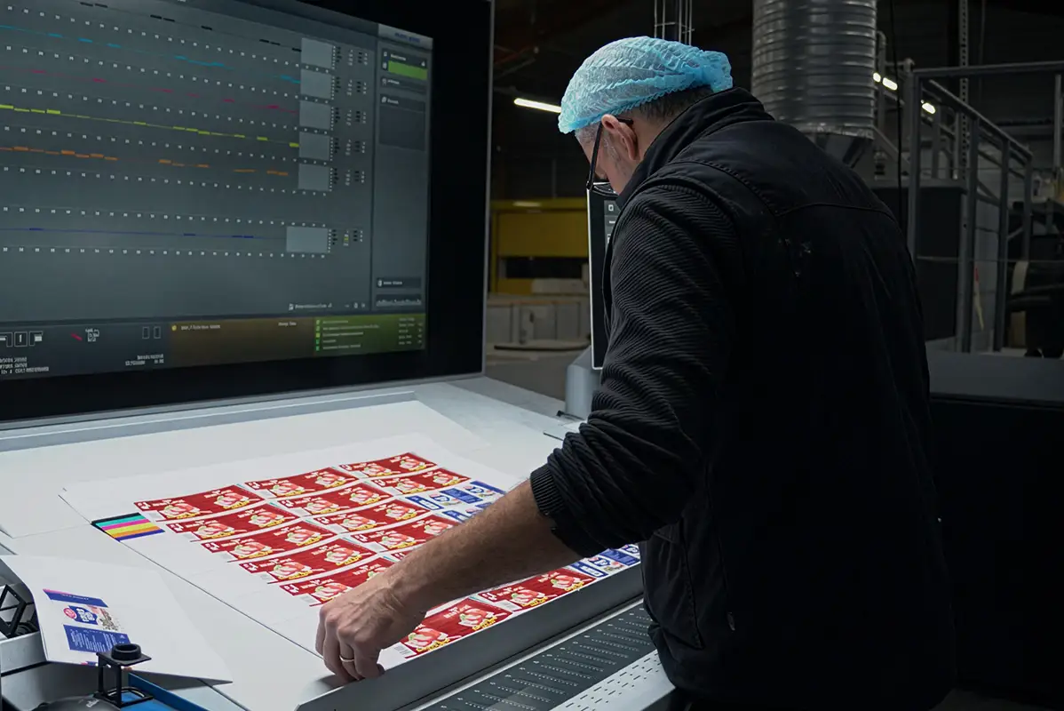 controle impression etiquettes offset lefrancq imprimeur