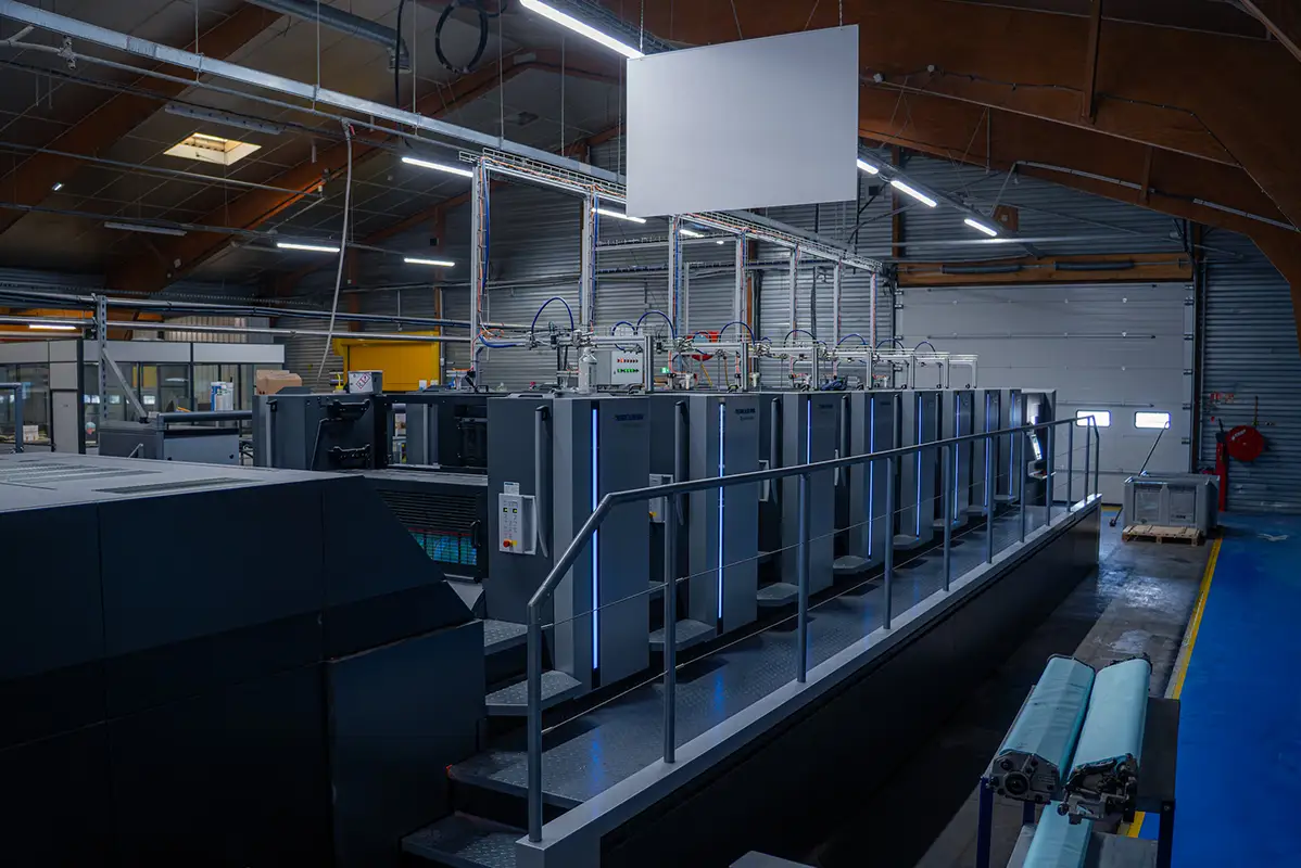 heidelberg cx104 impression offset lefrancq imprimeur