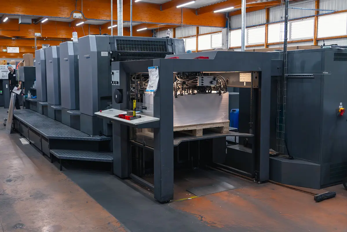 machine impression offset notices lefrancq imprimeur